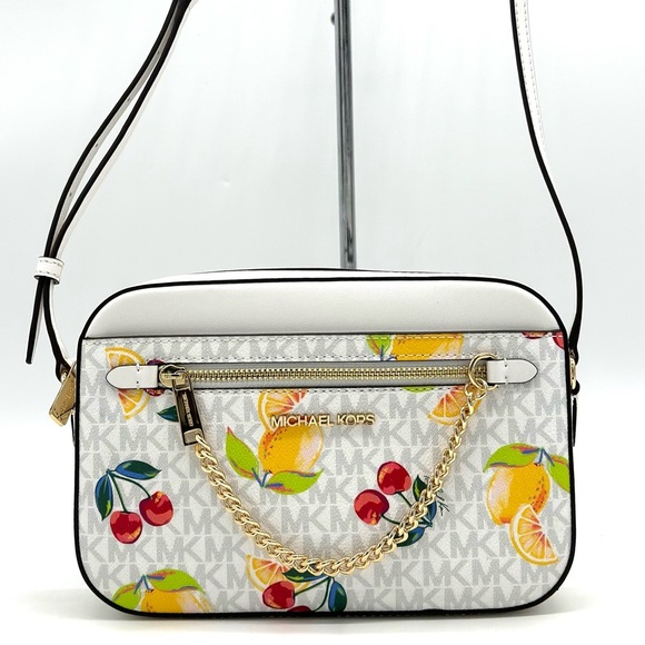 Michael Kors Handbags - Michael Kors Large EW Zip Chain Xbody Crossbody Bag Black Multi